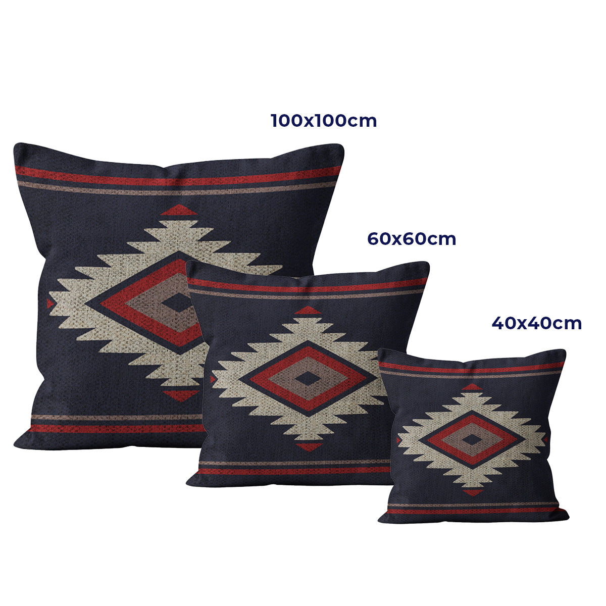 Coussin motif aztéque