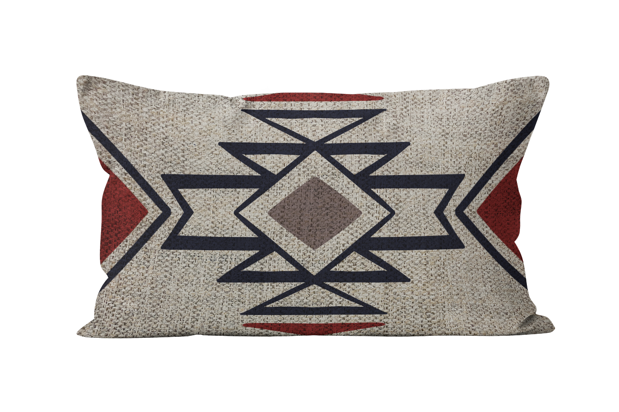 Coussin ethnique rectangle