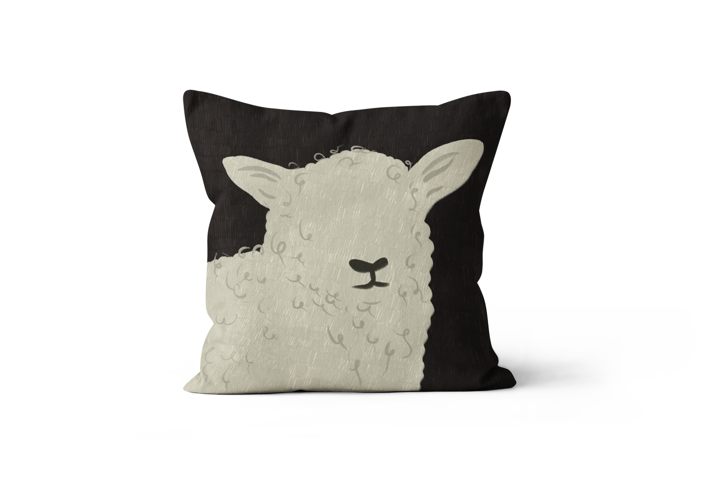Coussin Agneau, illustration d'agneau