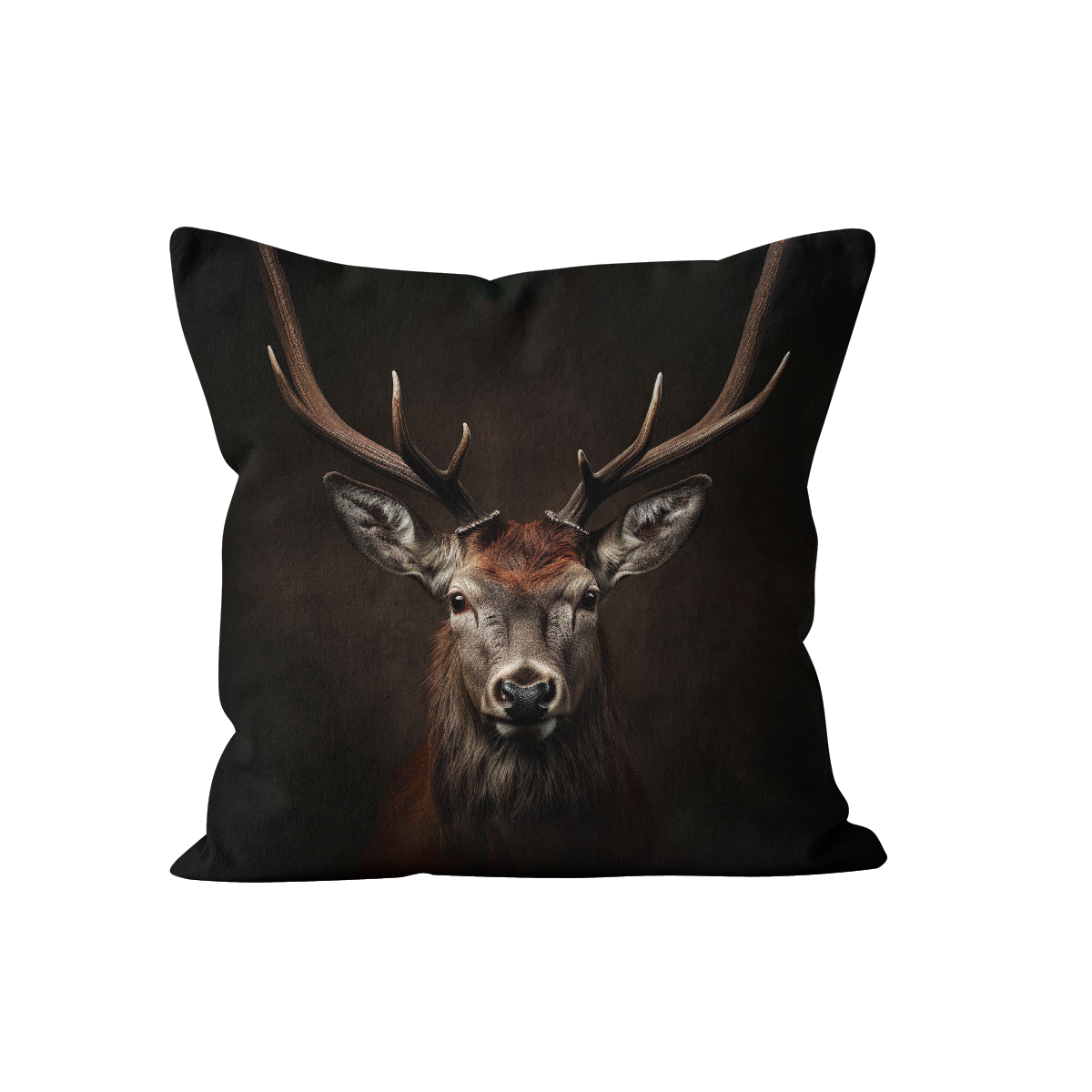 Coussin cerf velours
