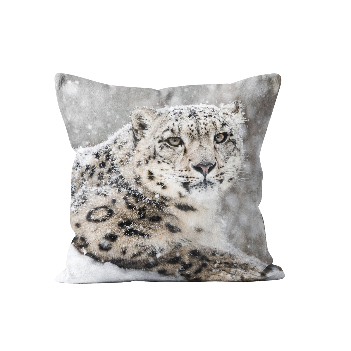 Coussin panthère en velours