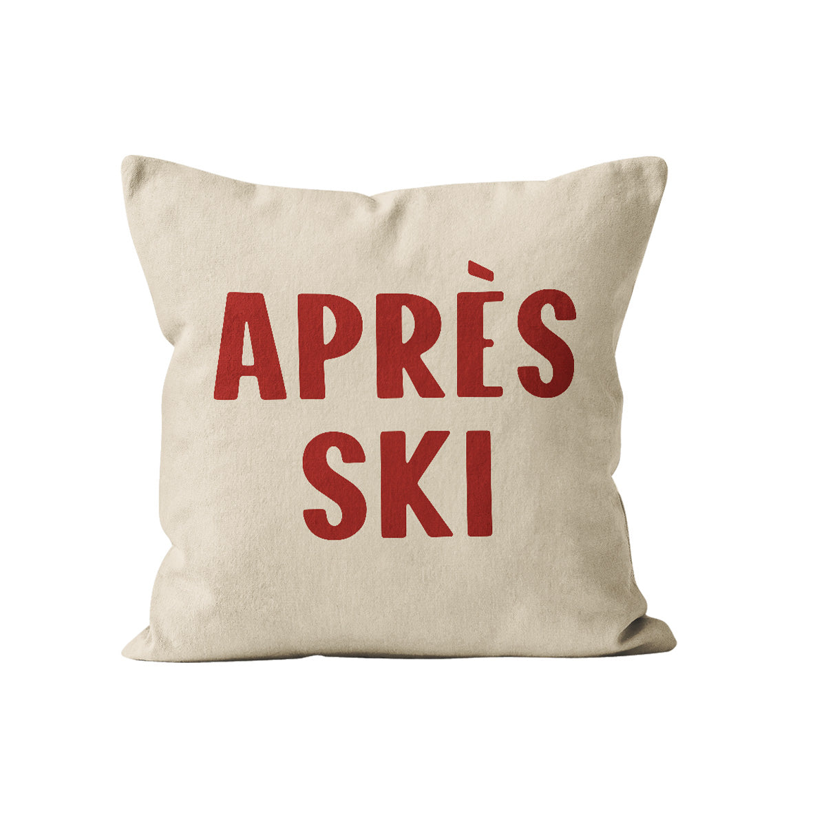 Coussin montagne "après ski" 40x40cm