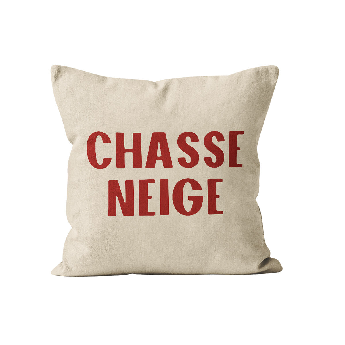 Coussin montagne carré en velours