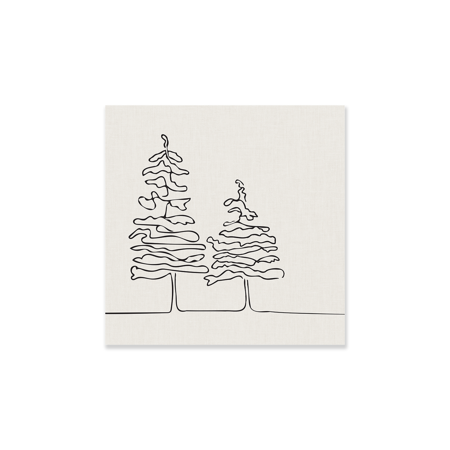 Tableau sapins ligne