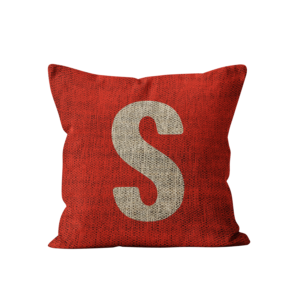 Coussin lettre déco montagne SKI