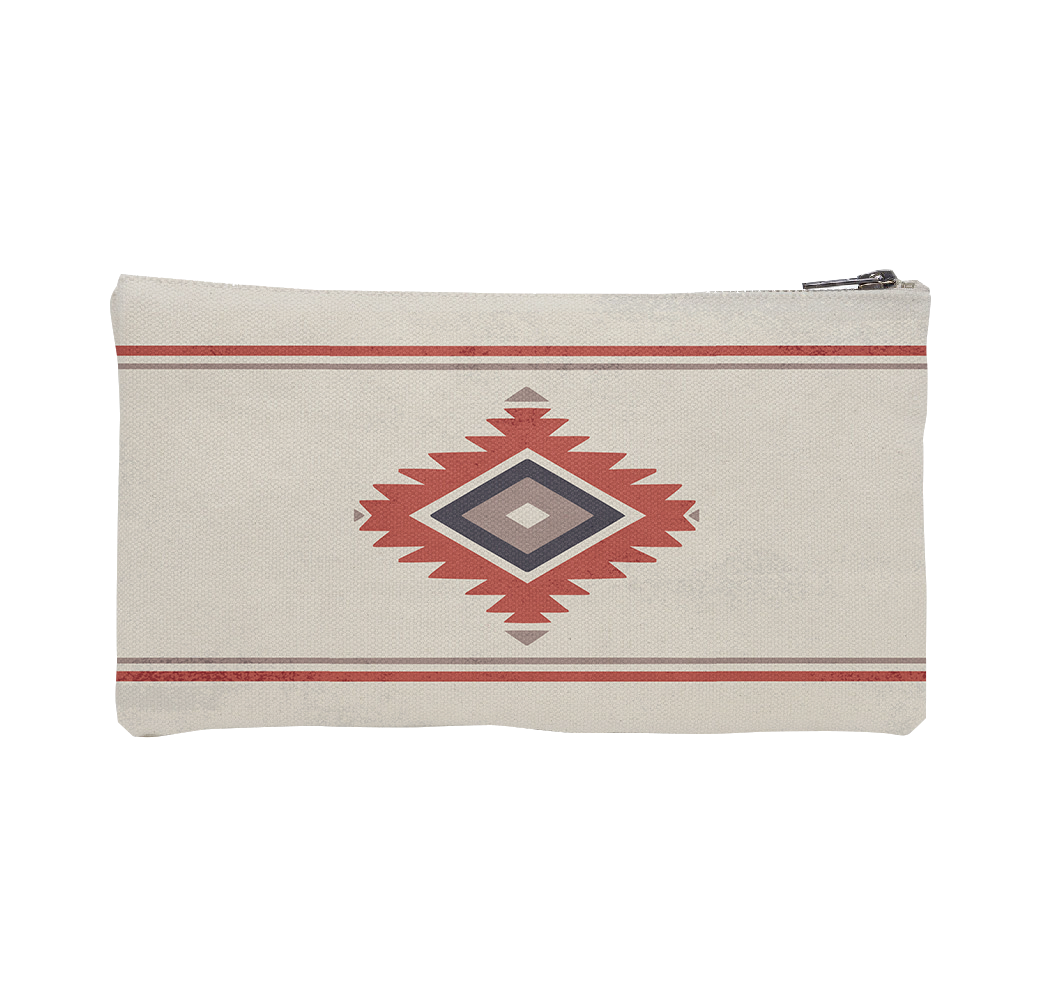 Pochette motif aztéque