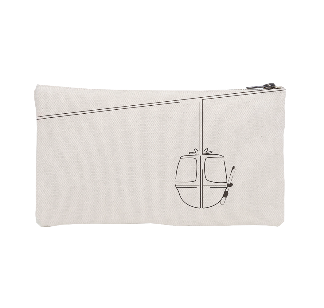 Pochette trousse cabines de ski