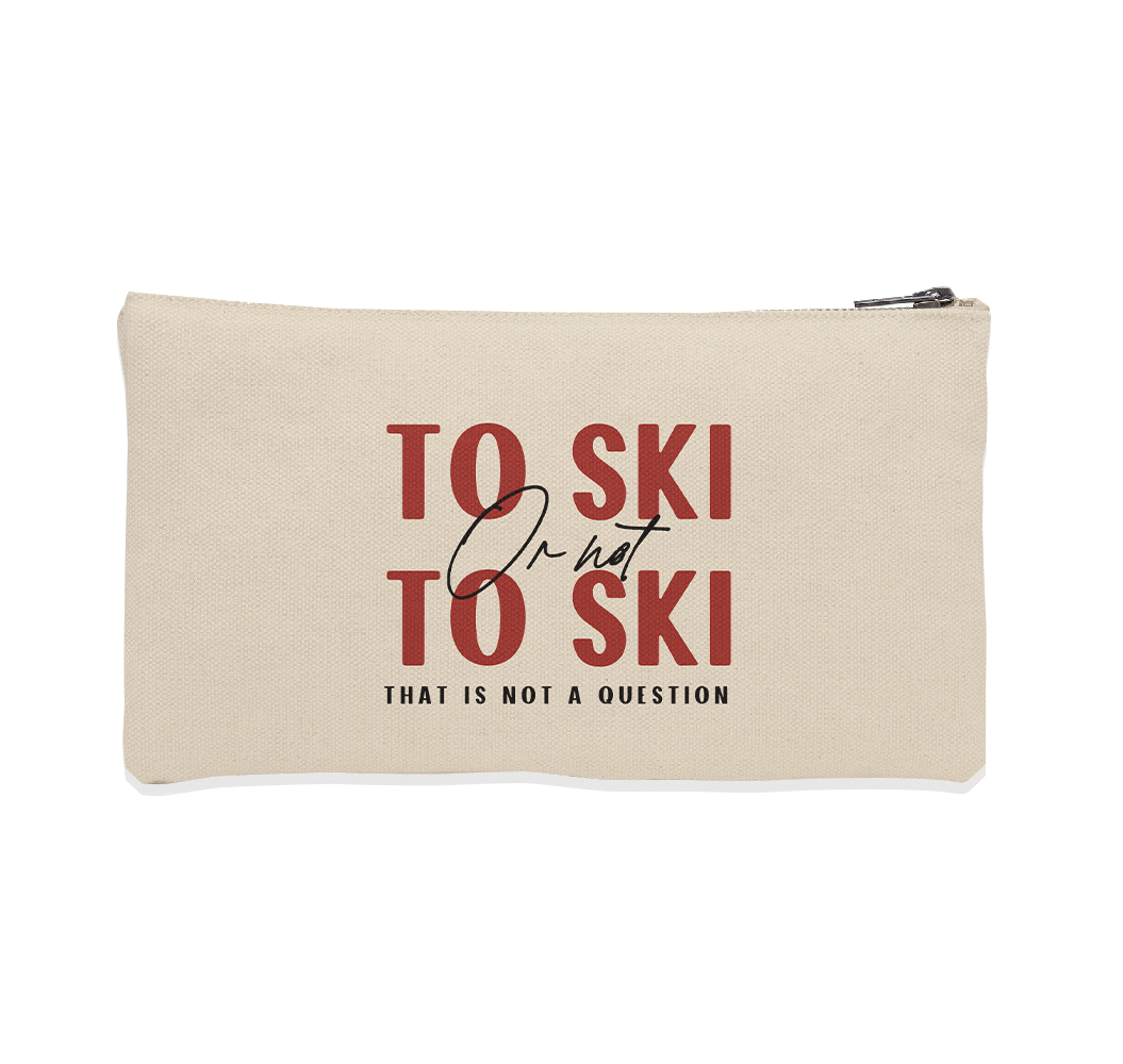 Pochette zippée ski