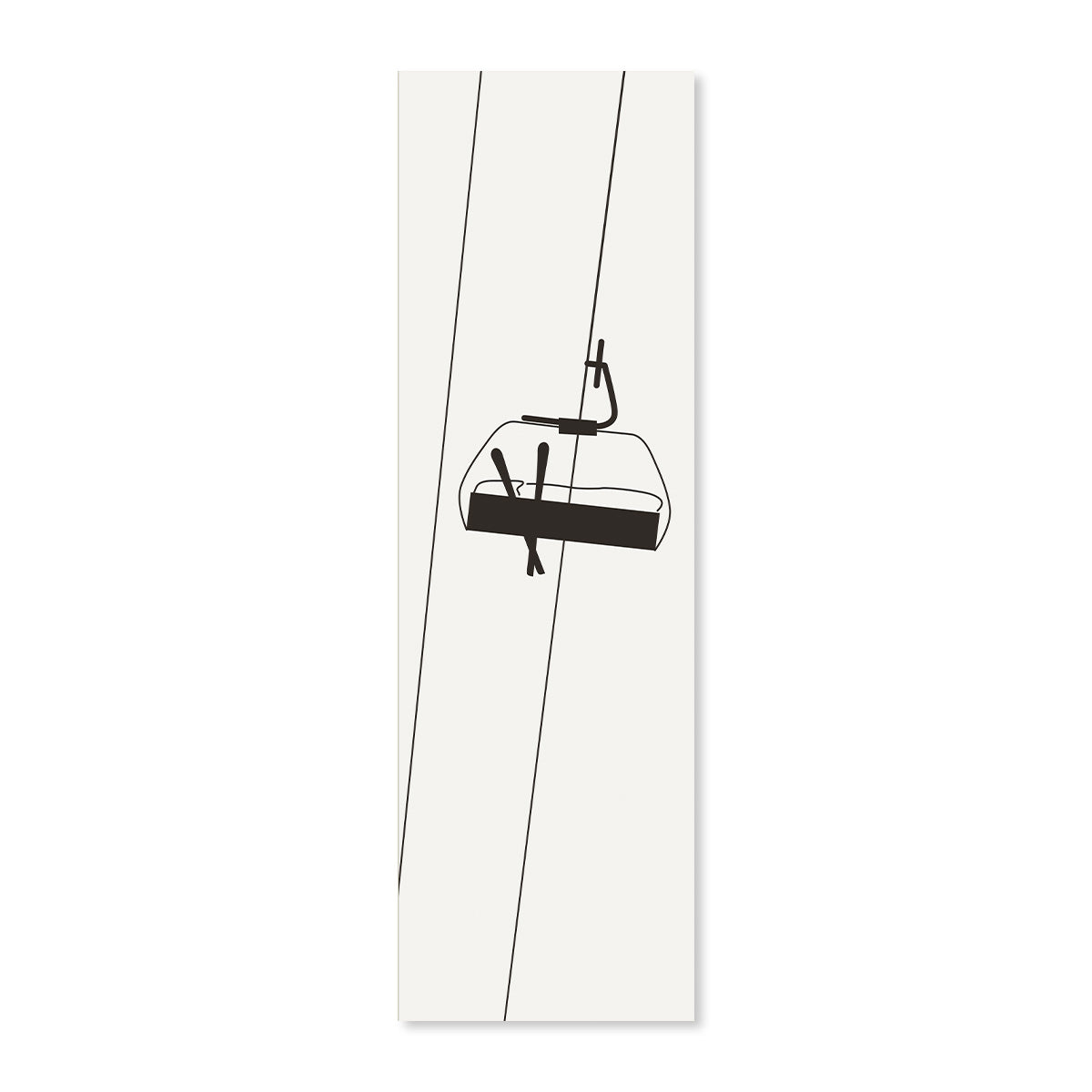 Transat ski noir et blanc