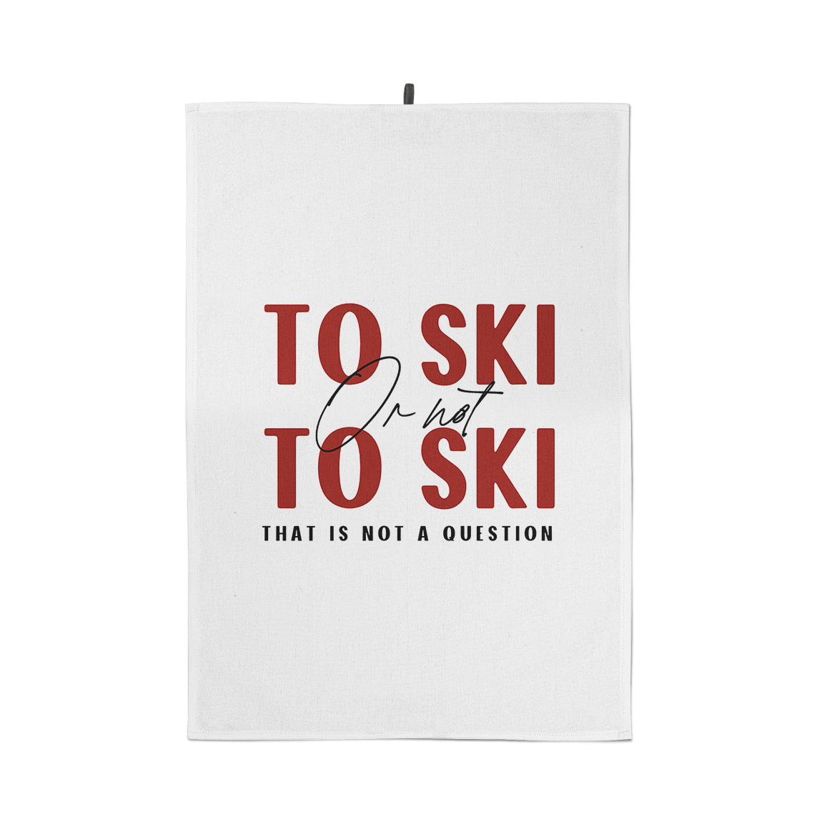 Torchon vaisselle coton ski