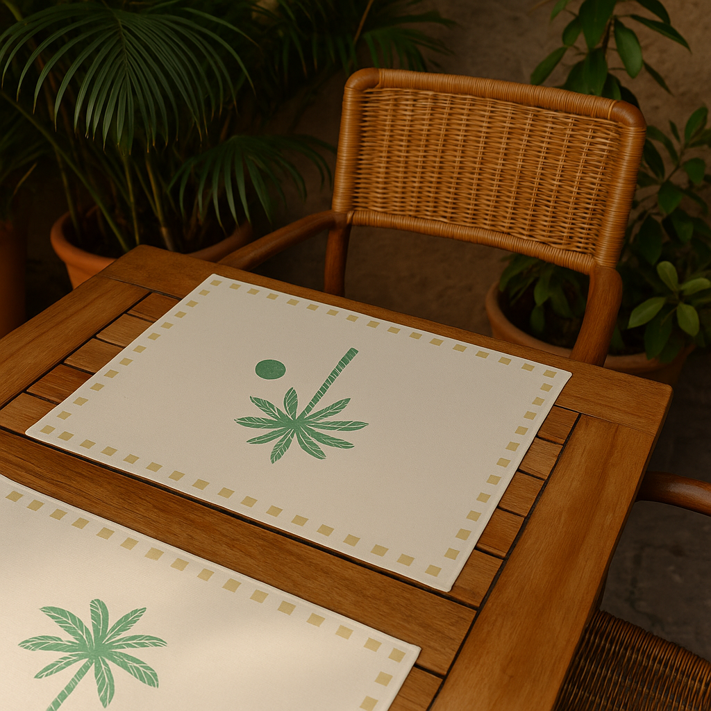 Set de table Palmier