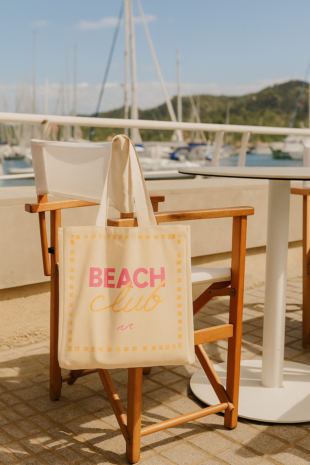 Tote bag Beach Club