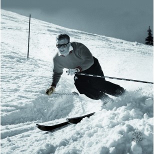 Tableau Ski Man 40 x 40