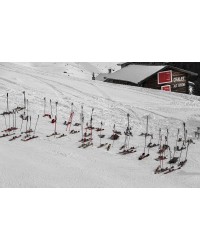Tableau Skis aux Pieds 60x90