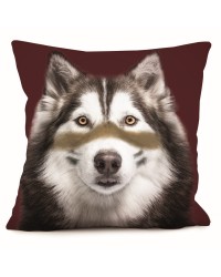 Coussin Husky Rouge 40 x 40