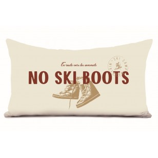 Coussin No Ski Boots 40 x 68 Recto