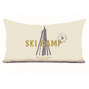Coussin Ski Camp 40 x 68 Recto