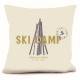 Coussin Ski Camp 40x40 Recto