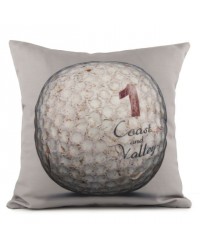 Coussin Golf Ball 1 Gris 40 x 40