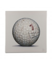 Tableau Golf Ball Blanc 1 40 x 40
