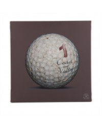 Tableau Golf Ball Marron 1 40 x 40