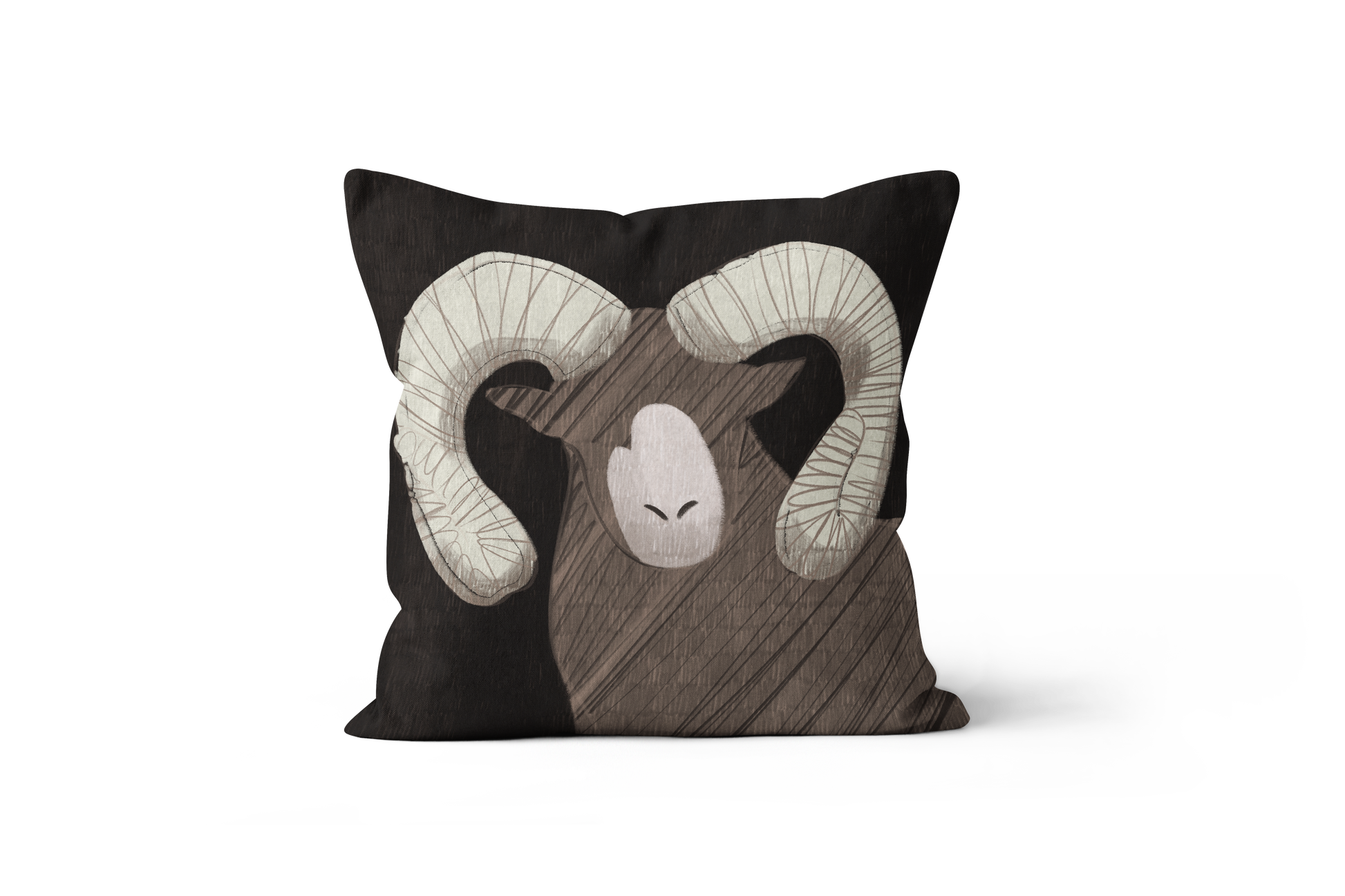 Coussin Bélier, illustration de bélier