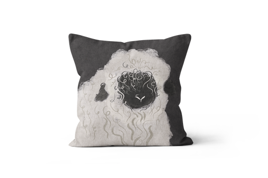 Coussin Mouton, illustration de mouton