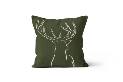 Coussin Cerf, illustration de cerf