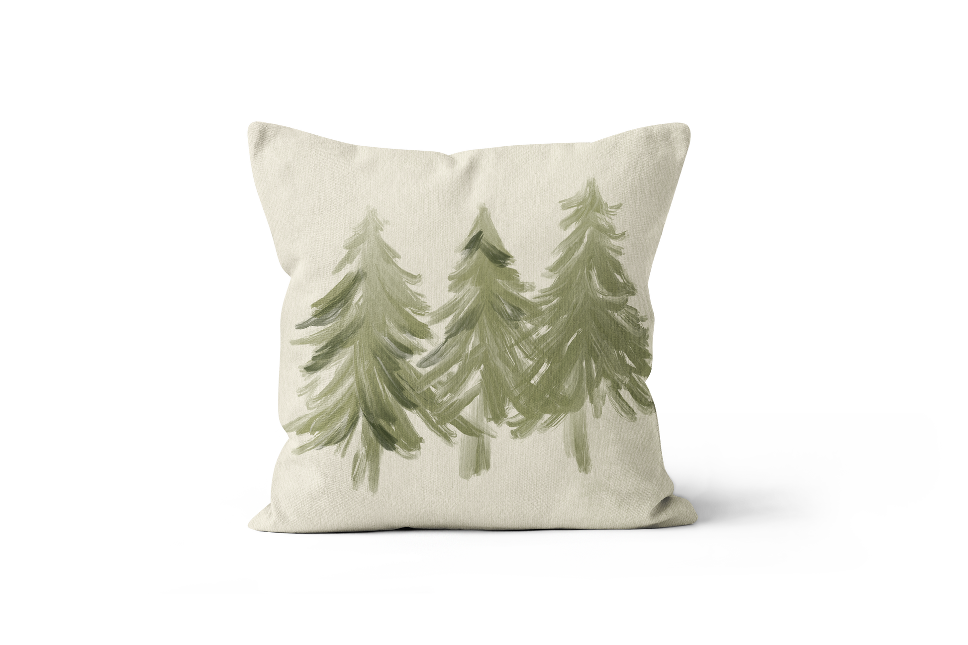 Coussin Sapins, illustration de sapins 