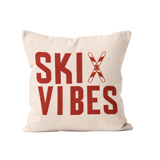 Coussin canapé ski vibes