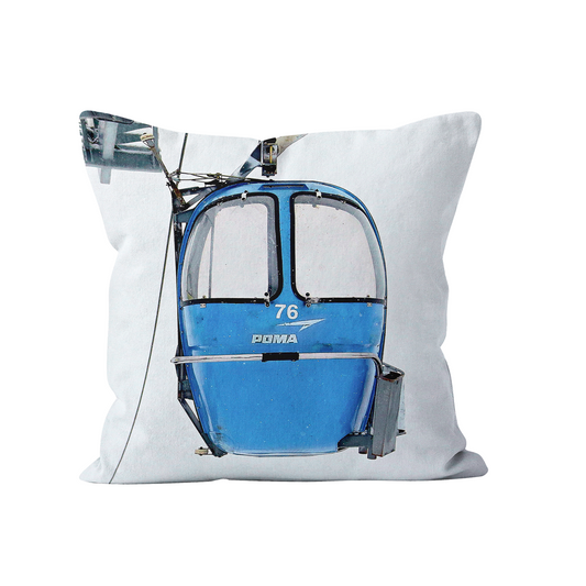 Coussin cabine bleu ski