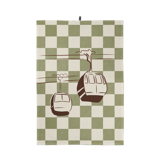 Torchon Cabines, illustration de cabines
