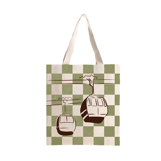 Tote Bag Cabines, illustration de cabines