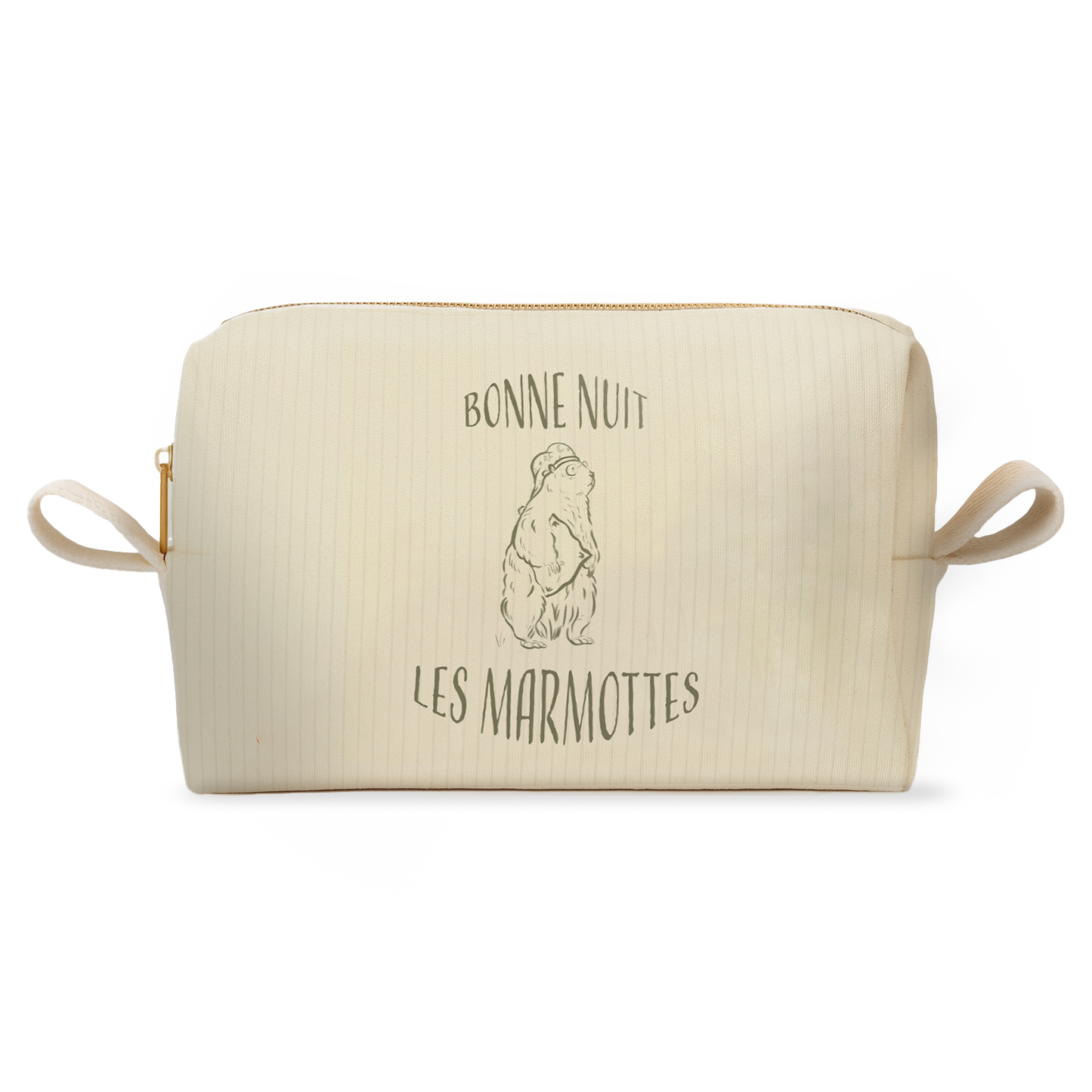 Trousse Bonne nuit les marmottes, illustration de marmottes