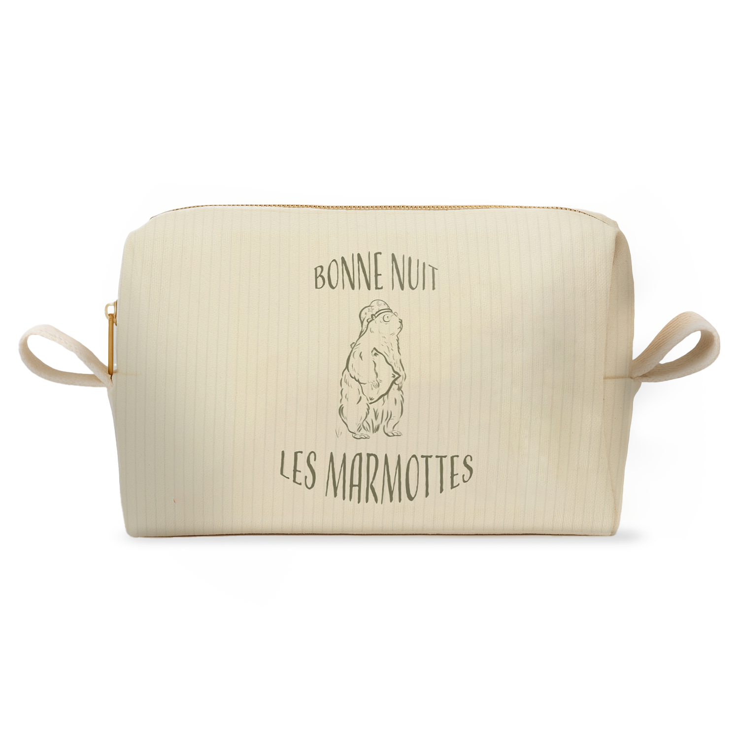 Trousse Bonne nuit les marmottes, illustration de marmottes