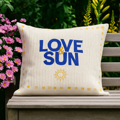 Coussin Love&Sun