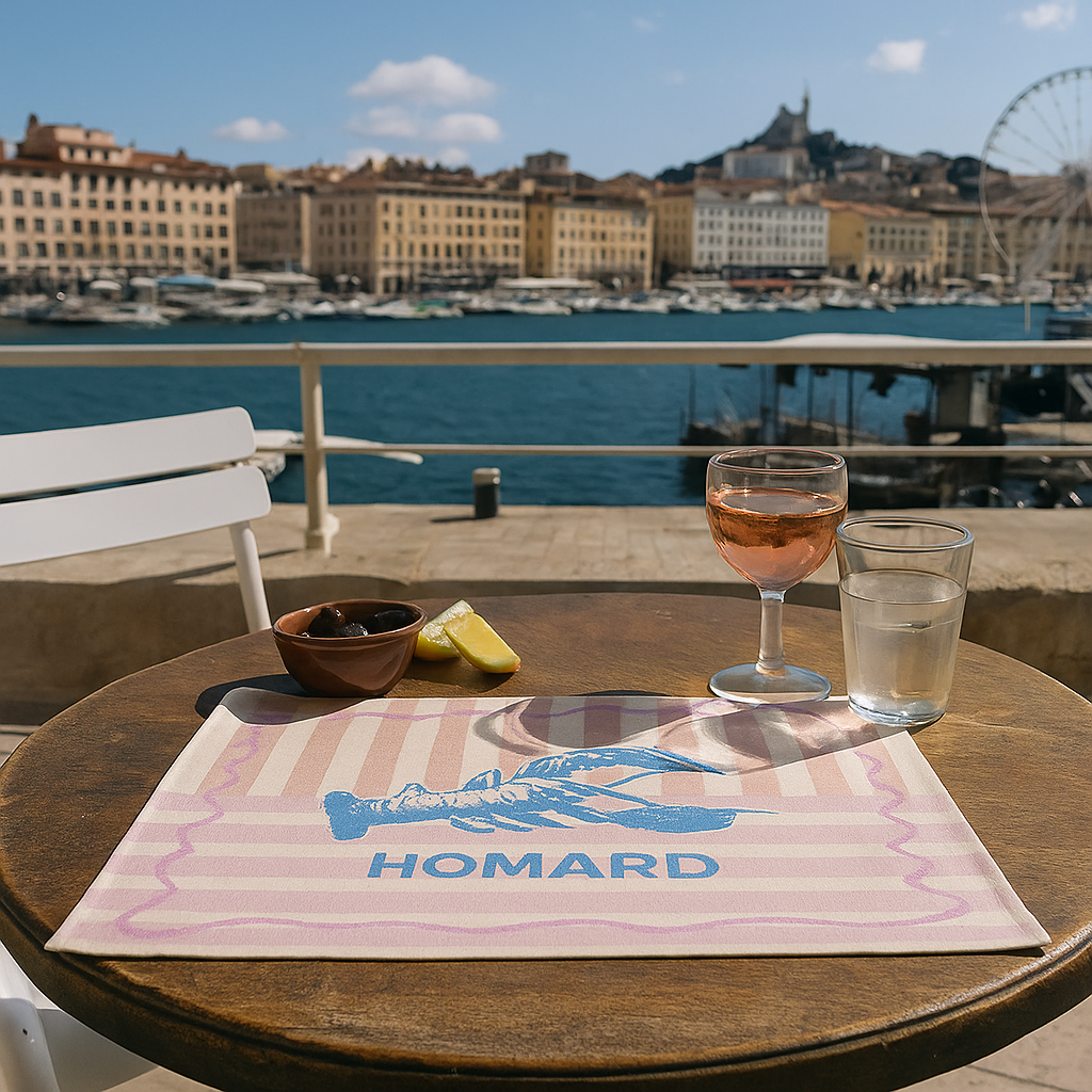 Set de table Homard