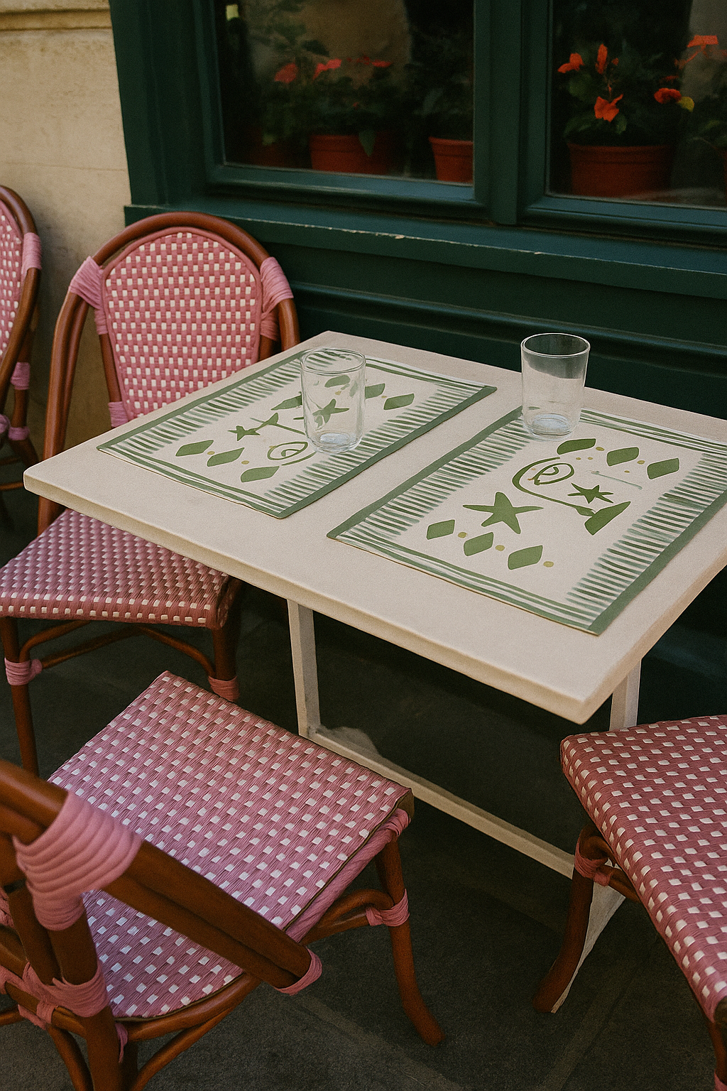 Set de table Visage