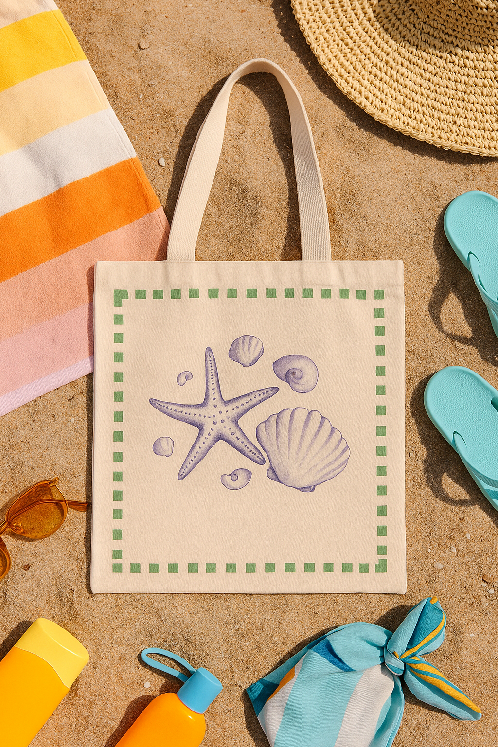 Tote Bag original Coquillages